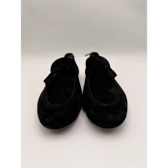 Men’s Giuseppe Zanotti Drupi black suede tassel loafers Size 44 - Picture 2 of 6